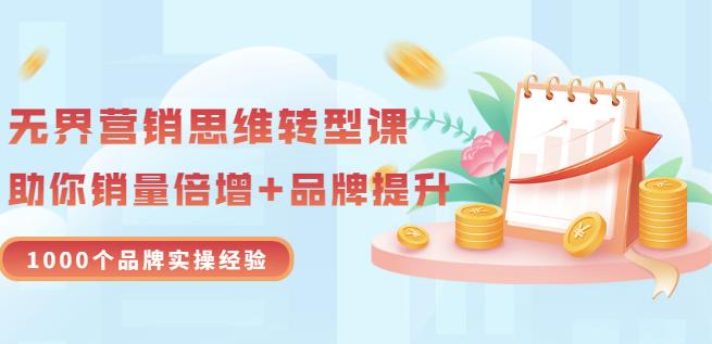 无界营销思维转型课：1000个品牌实操经验，助你销量倍增（20节视频）-问小徐资源库