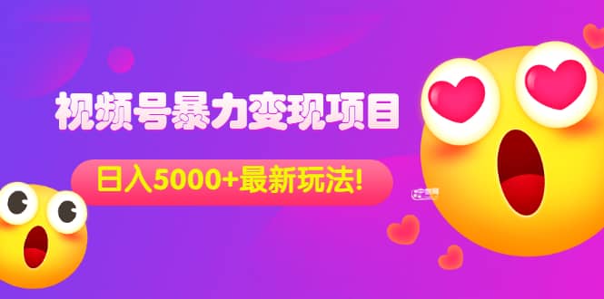 外面收费699的视频号暴力变现项目，日入5000+，简单易操作当天见效果-问小徐资源库