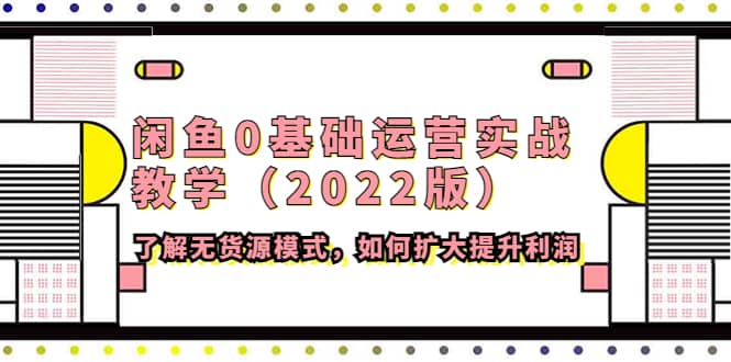 闲鱼0基础运营实战教学（2022版）了解无货源模式，如何扩大提升利润-问小徐资源库