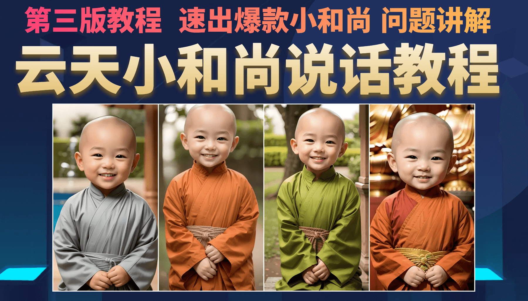 云天小和尚会说话，7天万粉（第3版教程）-问小徐资源库