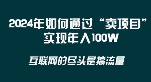 2024年 做项目不如‘卖项目’更快更直接！年入100万-问小徐资源库