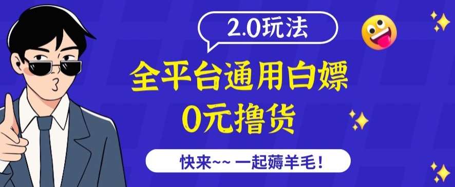 外面收费2980的全平台通用白嫖撸货项目2.0玩法【仅揭秘】-问小徐资源库