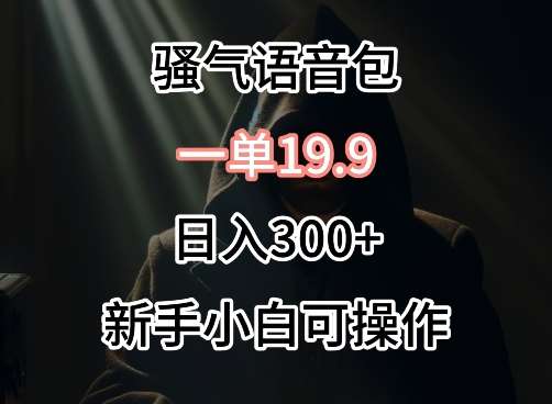 0成本卖骚气语音包，一单19.9.日入300+【揭秘】-问小徐资源库
