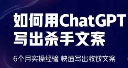 如何用ChatGPT写出杀手文案，6个月实操经验，快速写出收钱文案-问小徐资源库