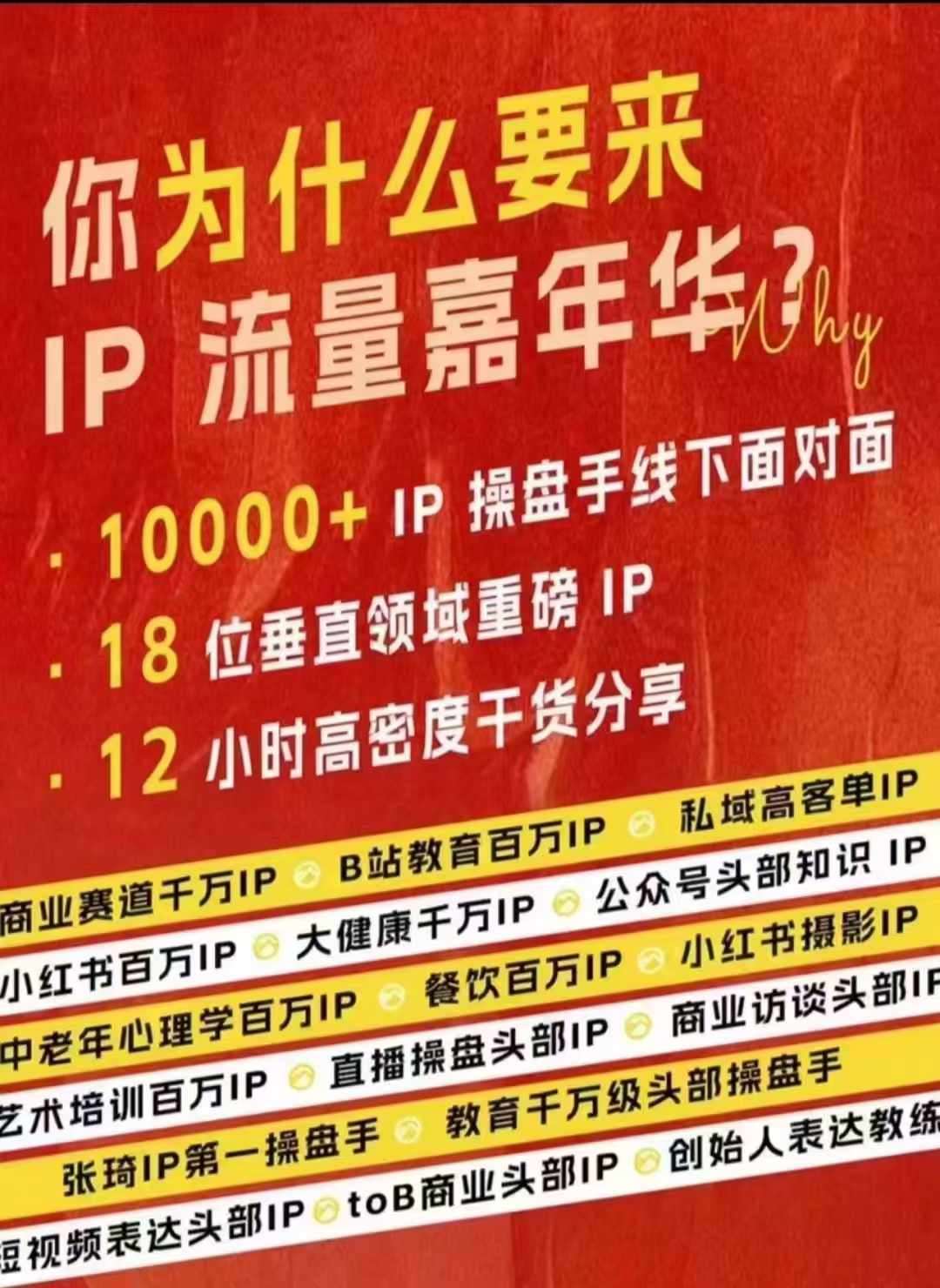 群响IP流量嘉年华，​现场视频+IP江湖2024典藏版PPT-问小徐资源库