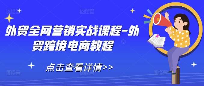 外贸全网营销实战课程-外贸跨境电商教程-问小徐资源库