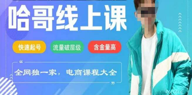 电商线上课程2025年，快速起号，流量破层级，这套方法起号率99%-问小徐资源库