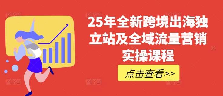 25年全新跨境出海独立站及全域流量营销实操课程，跨境电商独立站TIKTOK全域营销普货特货玩法大全-问小徐资源库