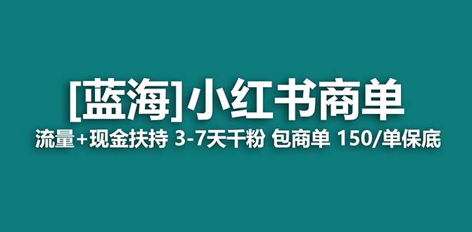 （7602期）【蓝海项目】小红书商单项目，7天就能接广告变现，稳定日入500+保姆级玩法-问小徐资源库