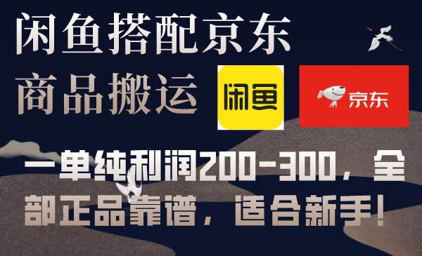 （7892期）闲鱼搭配京东备份库搬运，一单纯利润200-300，全部正品靠谱，适合新手！-问小徐资源库