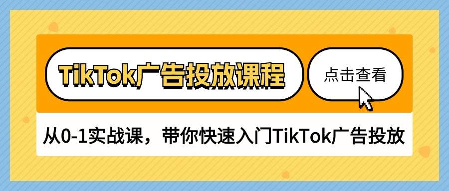 （10731期）TikTok广告投放课程，从0-1实战课，带你快速入门TikTok广告投放（30节课）-问小徐资源库