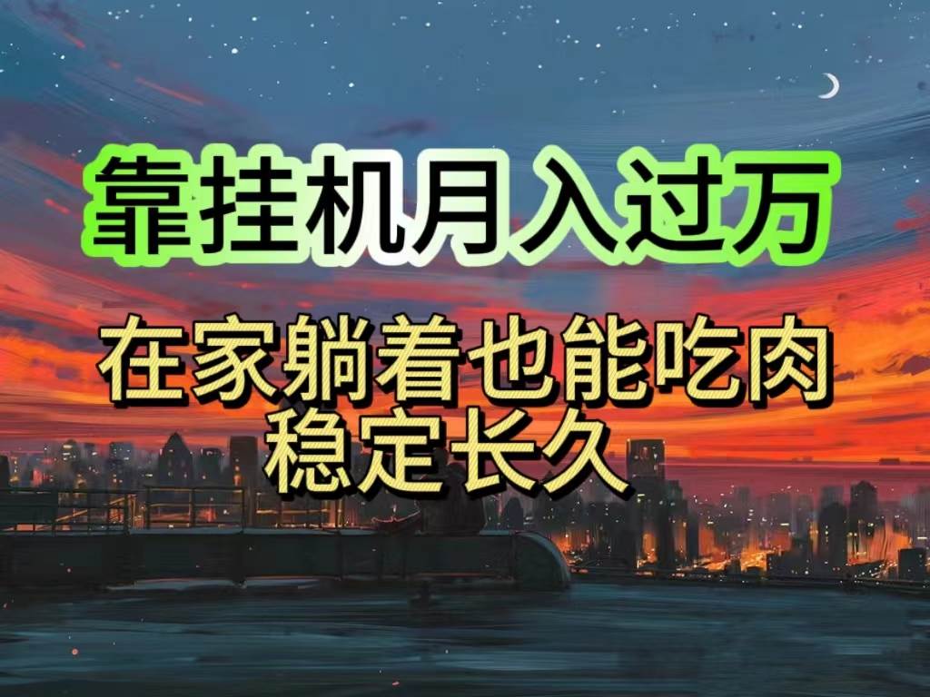 （10921期）挂机项目日入1000+，躺着也能吃肉，适合宝爸宝妈学生党工作室，电脑手...-问小徐资源库