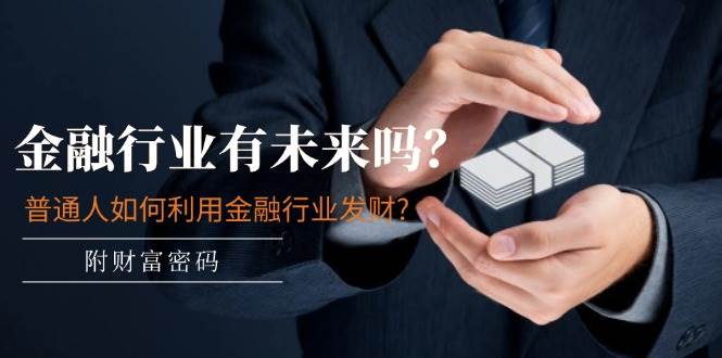 （11499期）某付费文章：金融行业有未来吗？普通人如何利用金融行业发财?(附财富密码)-问小徐资源库