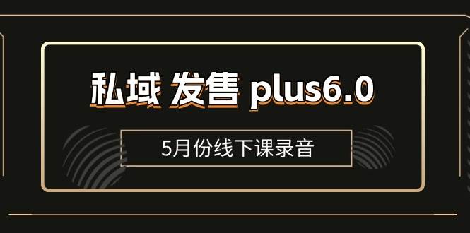 （11612期）私域 发售 plus6.0【5月份线下课录音】/全域套装 sop流程包，社群发售...-问小徐资源库