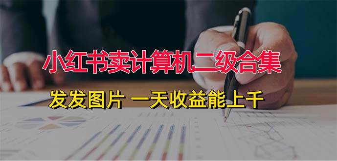 （12228期）小红书卖计算机二级合集，发发图片 一天收益能上千-问小徐资源库