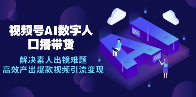 （12958期）视频号数字人AI口播带货，解决素人出镜难题，高效产出爆款视频引流变现-问小徐资源库