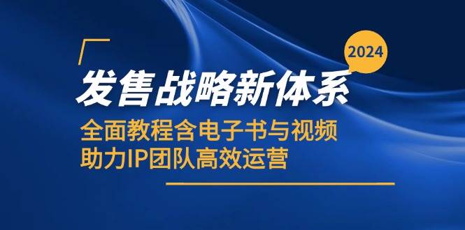 （12985期）2024发售战略新体系，全面教程含电子书与视频，助力IP团队高效运营-问小徐资源库