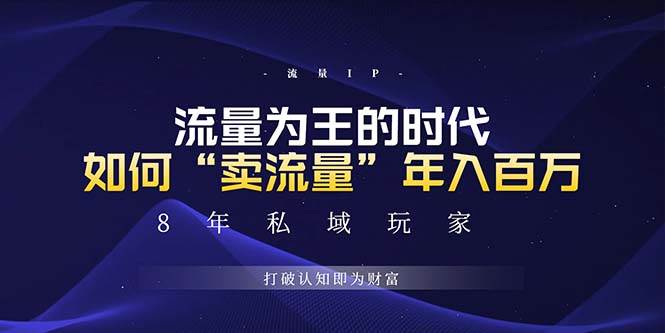 （13433期）未来如何通过“卖流量”年入百万，跨越一切周期绝对蓝海项目-问小徐资源库