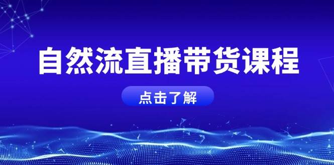 （13809期）自然流直播带货课程，结合微付费起号，打造运营主播，提升个人能力-问小徐资源库