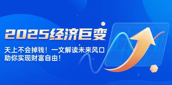（14115期）2025经济巨变，天上不会掉钱！一文解读未来风口，助你实现财富自由！-问小徐资源库