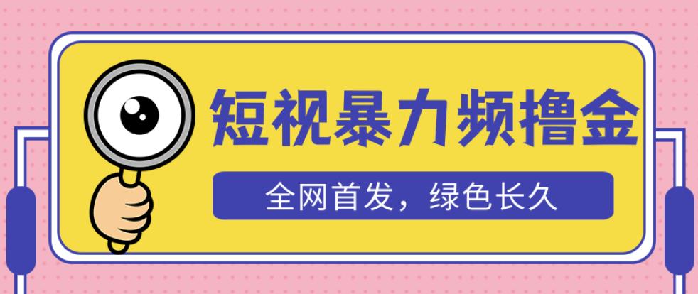 外面收费1680的短视频暴力撸金，日入300+长期可做，赠自动收款平台-问小徐资源库