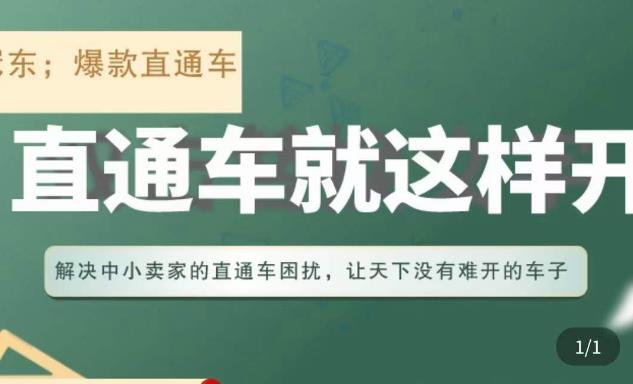 冠东·淘系直通车保姆级教程，全面讲解直通车就那么简单-问小徐资源库