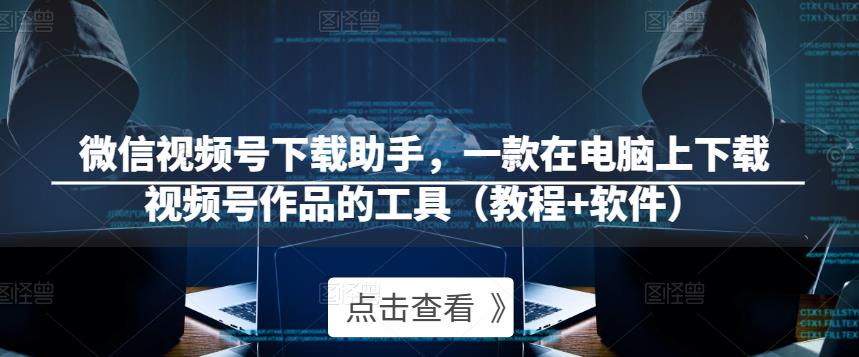 微信视频号下载助手，一款在电脑上下载视频号作品的工具（教程+软件）-问小徐资源库