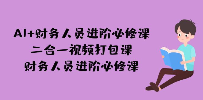 AI + 财务人员进阶必修课二合一视频打包课，财务人员进阶必修课-问小徐资源库