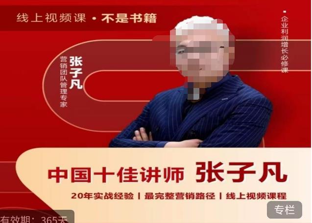 张子凡·20年实战经验，揭秘营销背后的底层逻辑，突破思维局限，从根本上破解营销难题-问小徐资源库